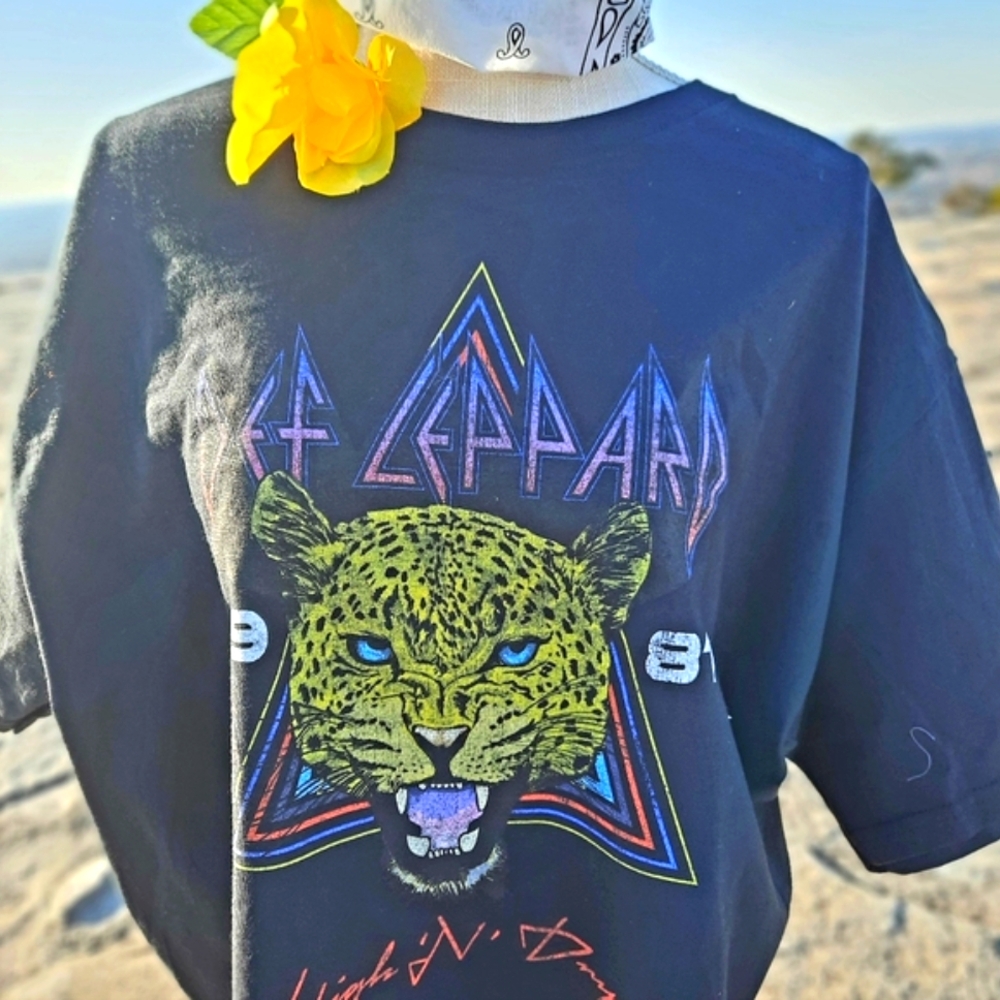 😤🎸🤟NEW!DEF LEPPARD  - "High 'N Dry - crop, t-shirt.